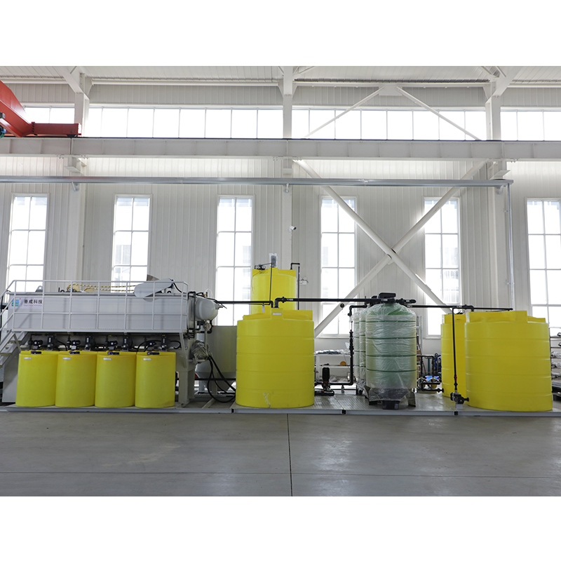 How does skid-mounted painting wastewater treatment equipment achieve efficient wastewater purification?