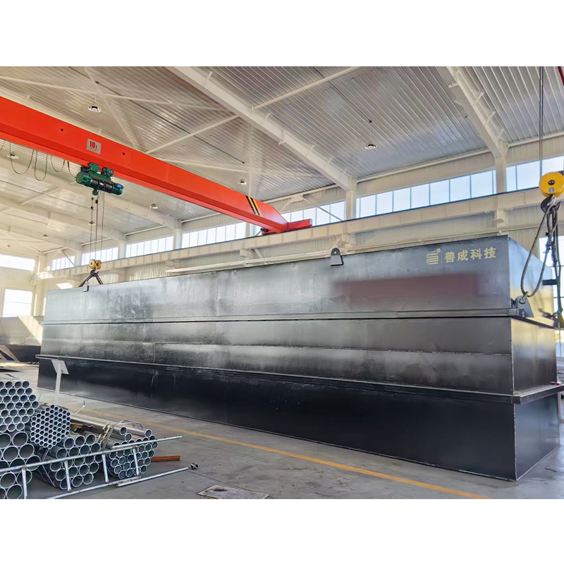 How does the fault warning mechanism of intelligent integrated sewage treatment equipment reduce the risk of downtime?